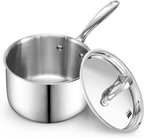 Cooks Standard 3-Quart Multi-Ply Clad Stainless Steel Saucepan with Lid,
