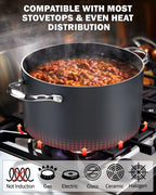 Cooks Standard 7-Quart Hard Anodized Nonstick Dutch Oven