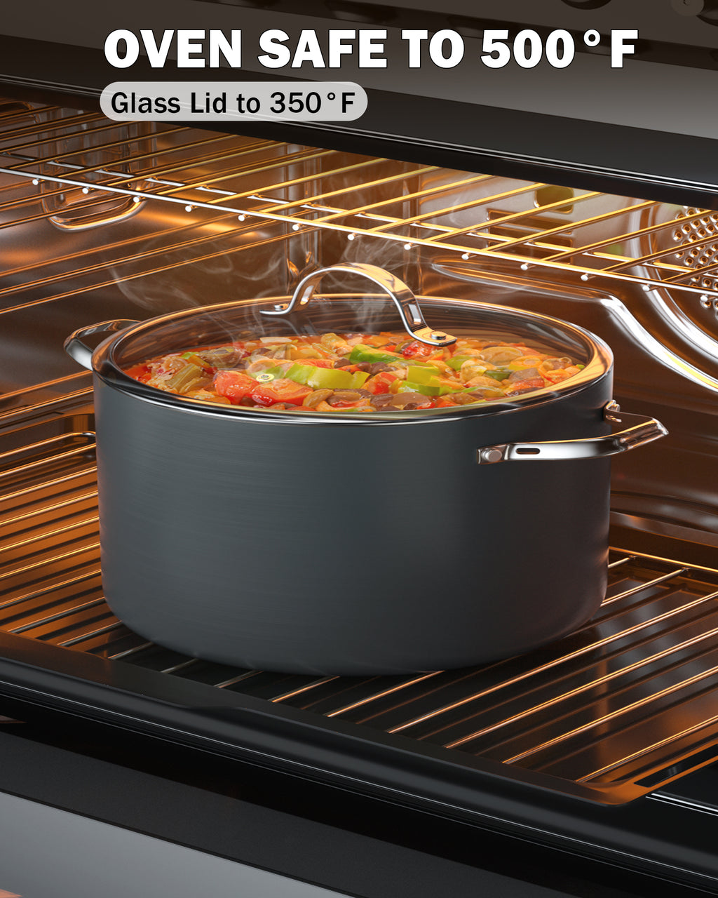 Cooks Standard 7-Quart Hard Anodized Nonstick Dutch Oven