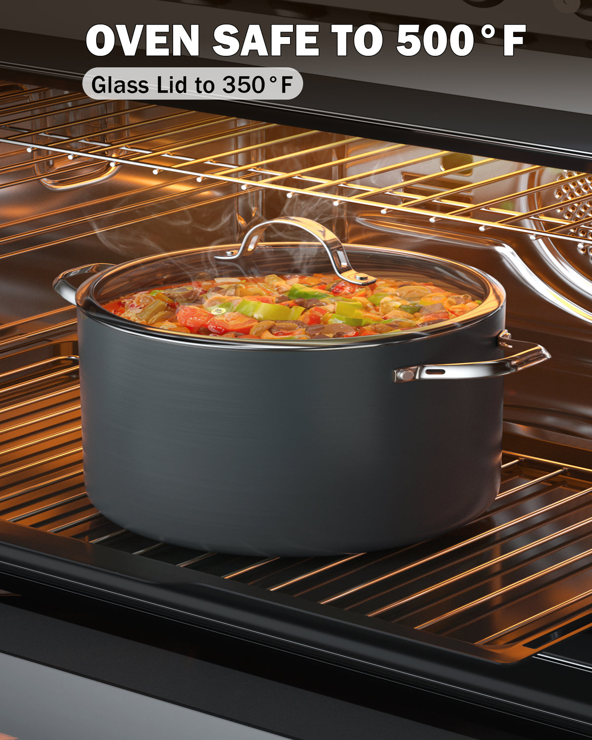 Cooks Standard 7-Quart Hard Anodized Nonstick Dutch Oven