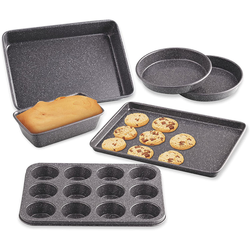 Cook N Home 6 Piece Non-Stick Steel Bakeware Set