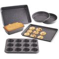 Cook N Home 6 Piece Non-Stick Steel Bakeware Set