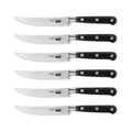 Cooks Standard 6-Piece Steak Knife Set, Black