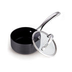 Cooks Standard 1-Quart Hard Anodized Nonstick Saucepan with Glass Lid