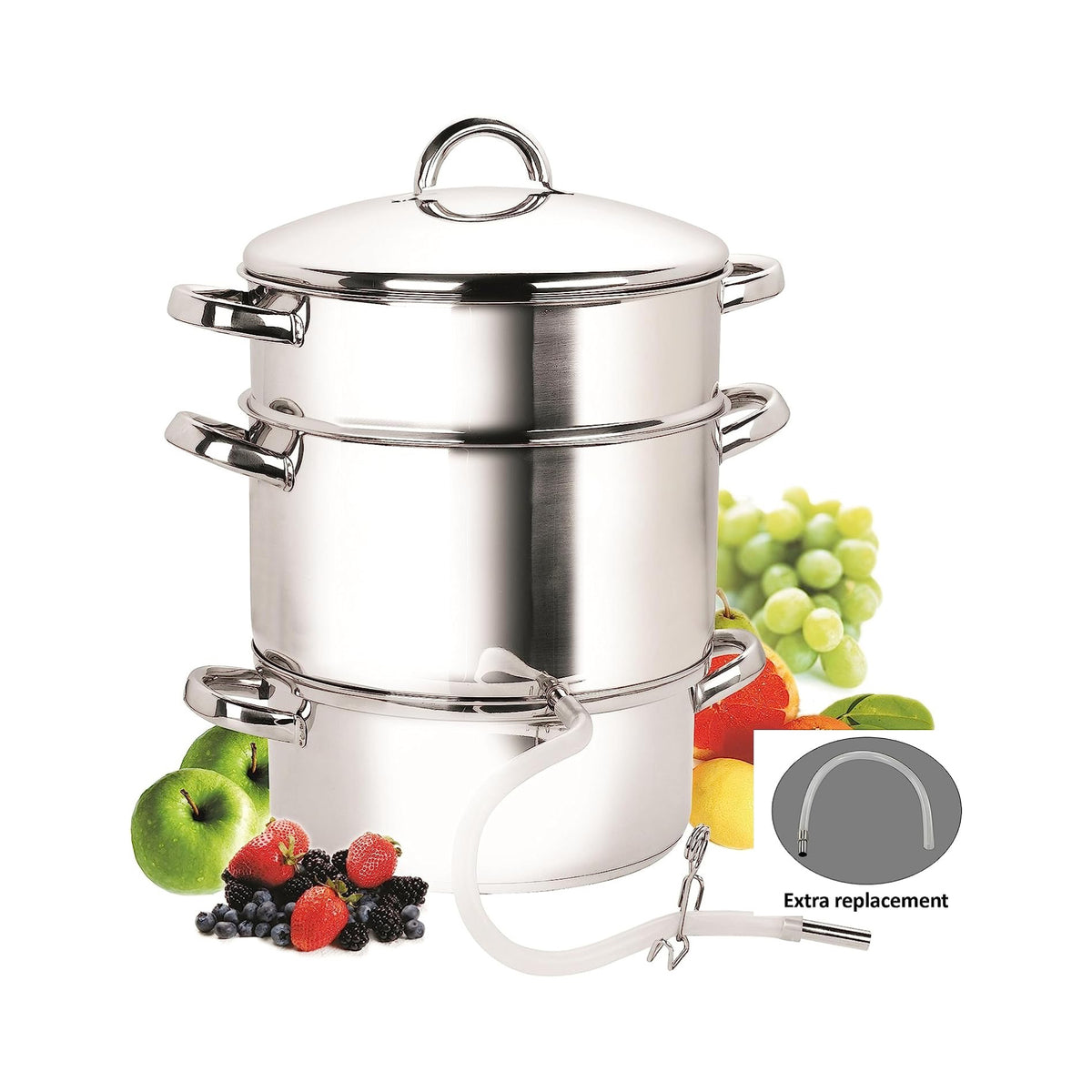 Cook N Home 11-Quart Stainless Steel Steam Juice Extractor