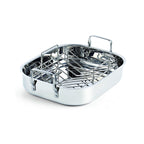 Cooks Standard 16-Inch Stainless Steel Roaster Pan with V-Rack, 12-Quart, Oven Safe