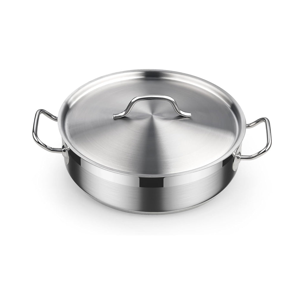 Cooks Standard Professional 4 Quart Stainless Steel Sauté Pan with Lid
