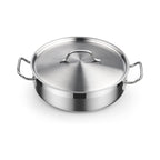 Cooks Standard Professional 4 Quart Stainless Steel Sauté Pan with Lid