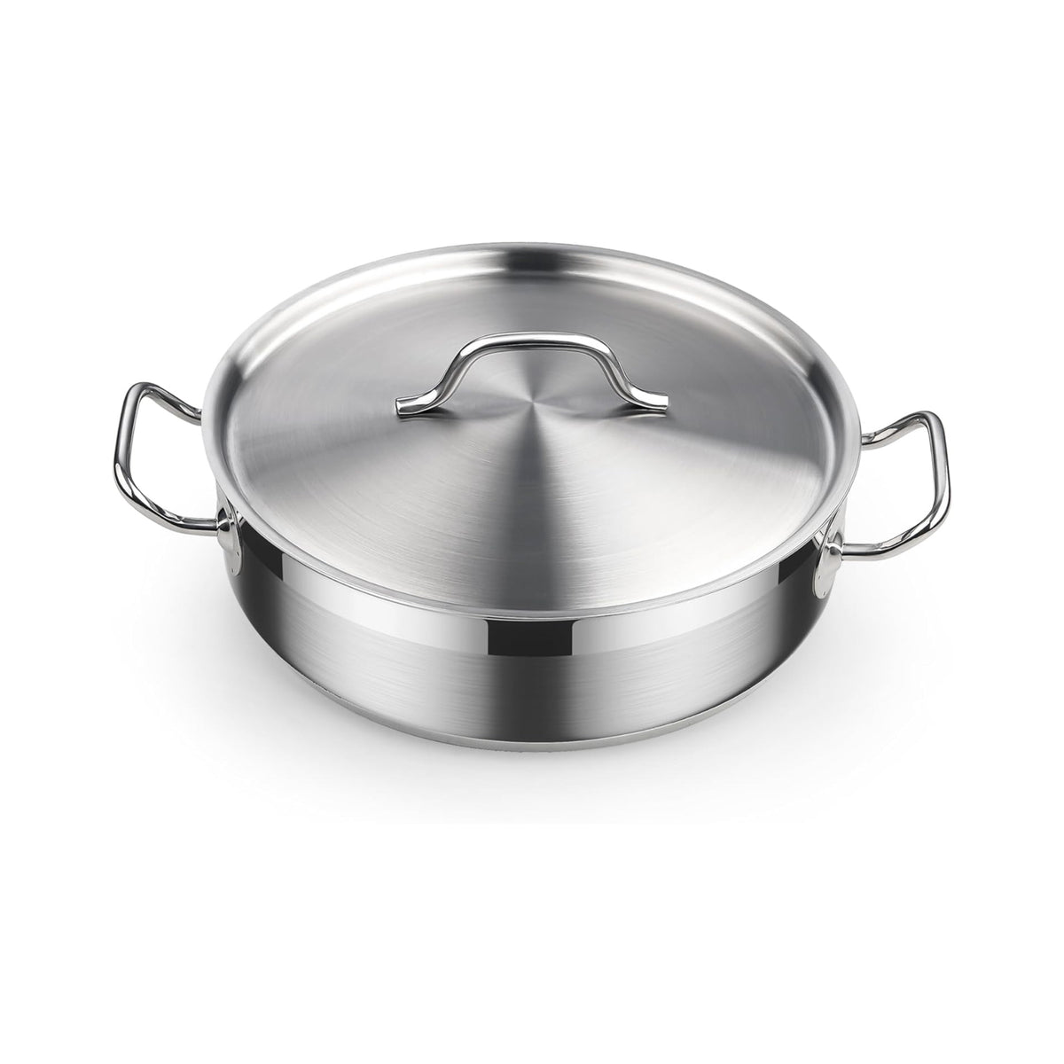 Cooks Standard Professional 4 Quart Stainless Steel Sauté Pan with Lid