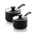 Cook N Home 2-Piece Nonstick Saucepan Set