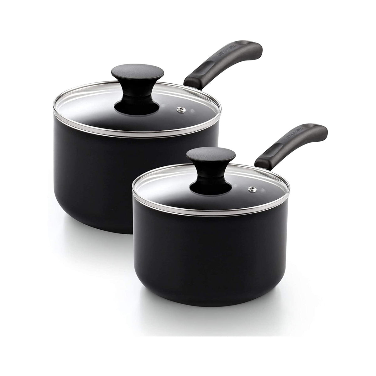Cook N Home 2-Piece Nonstick Saucepan Set