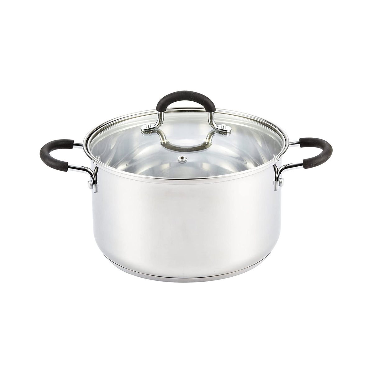 Cook N Home Professional 5 Quart Stainless Steel Stock Pot with Lid