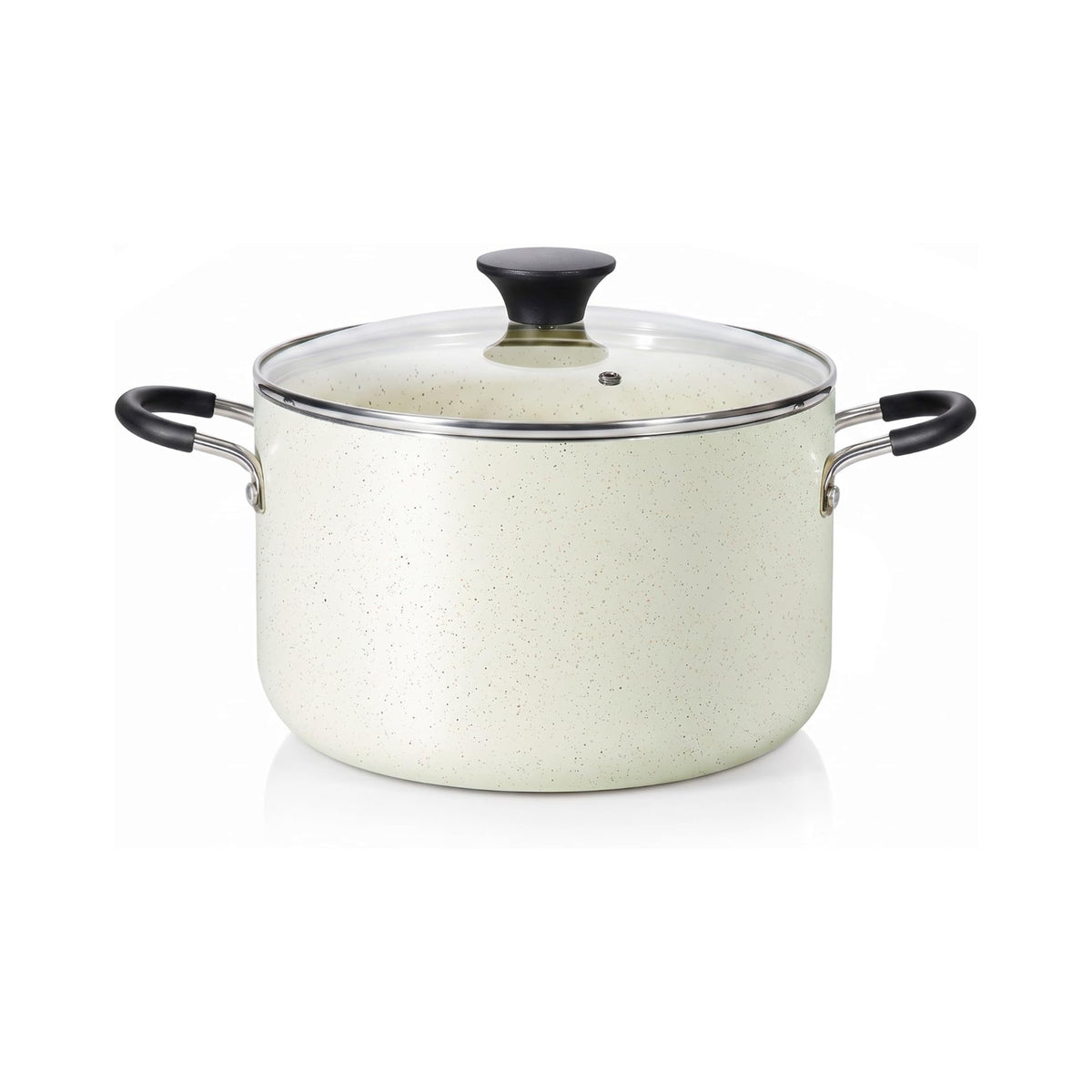 Cook N Home Non Stick Stock Pot with Lid, Large Pots for Cooking
