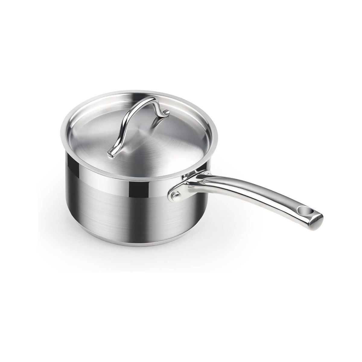 Cooks Standard 2-Quart Stainless Steel Saucepan with Lid