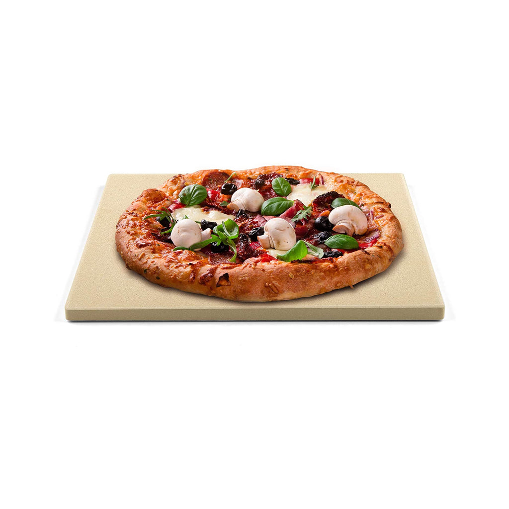 Cook N Home 16-Inch x 14-Inch Cordierite Pizza Baking Stone with Scraper
