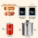 Cooks Standard 4-Piece Airtight Stainless Steel Kitchen Canister Set