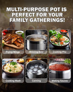 Cooks Standard Stockpots Stainless Steel, 16 Quart Professional Grade Stock Pot with Lid, Silver