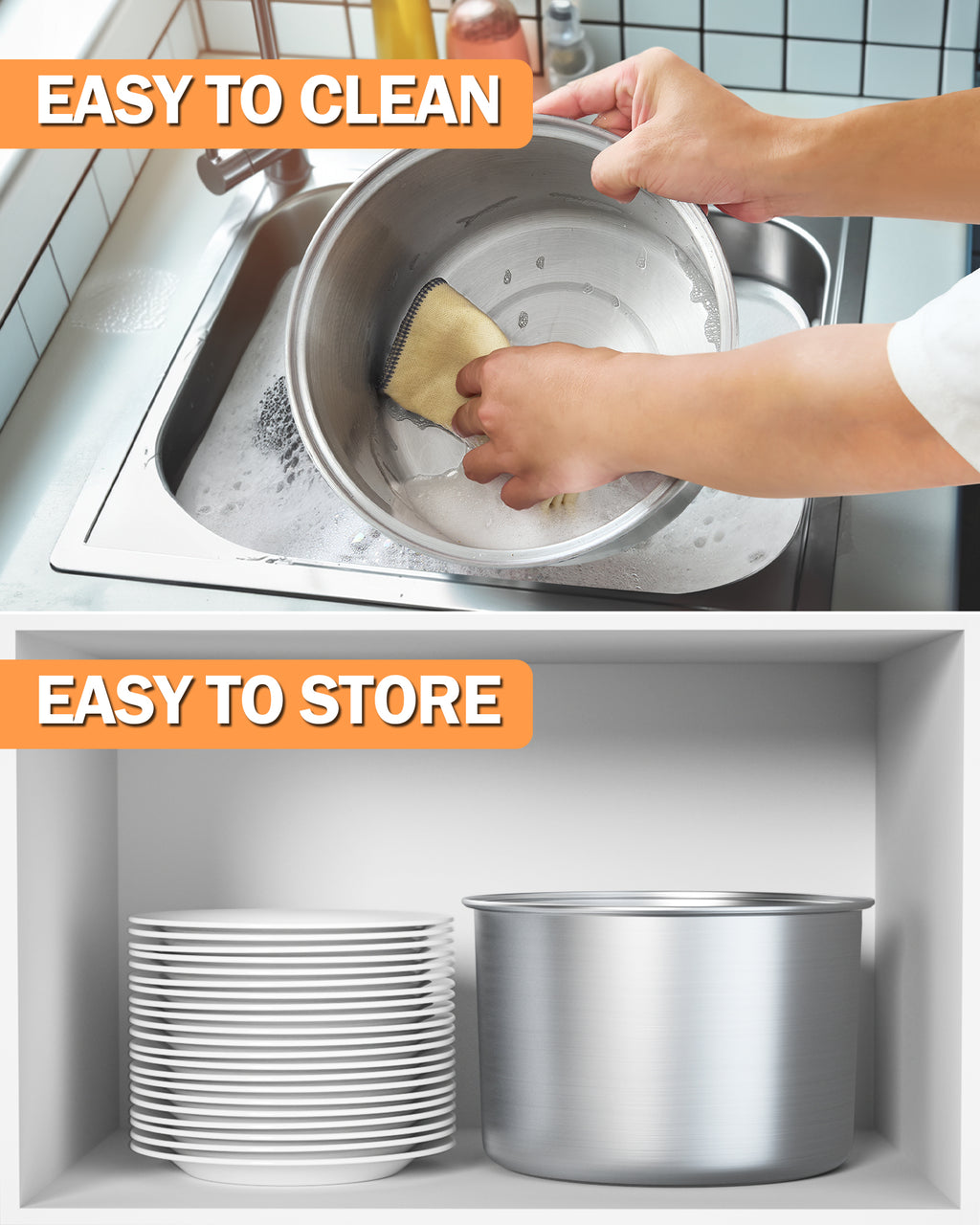Cook N Home 6-Quart Stovetop Popcorn Popper