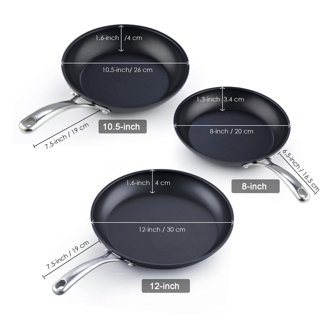 Cooks Standard 8-Inch Hard Anodized Nonstick Frying Pan