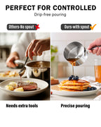Cooks Standard 0.15-Quart Multi-Ply Clad Stainless Steel Butter Warmer