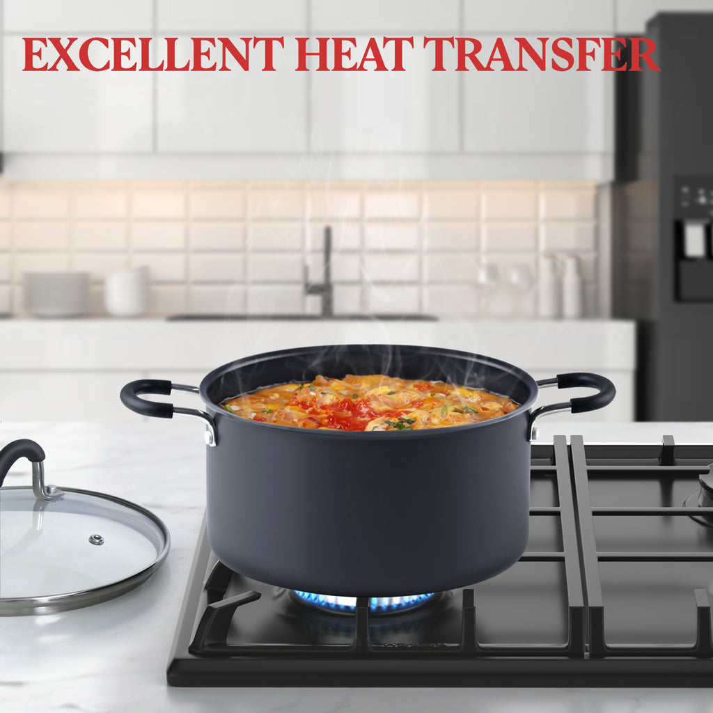 Cook N Home 10-Quart Hard Anodized Nonstick Stockpot