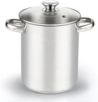 Cook N Home 4-Quart Stainless Steel Deep Fryer Pot with Basket