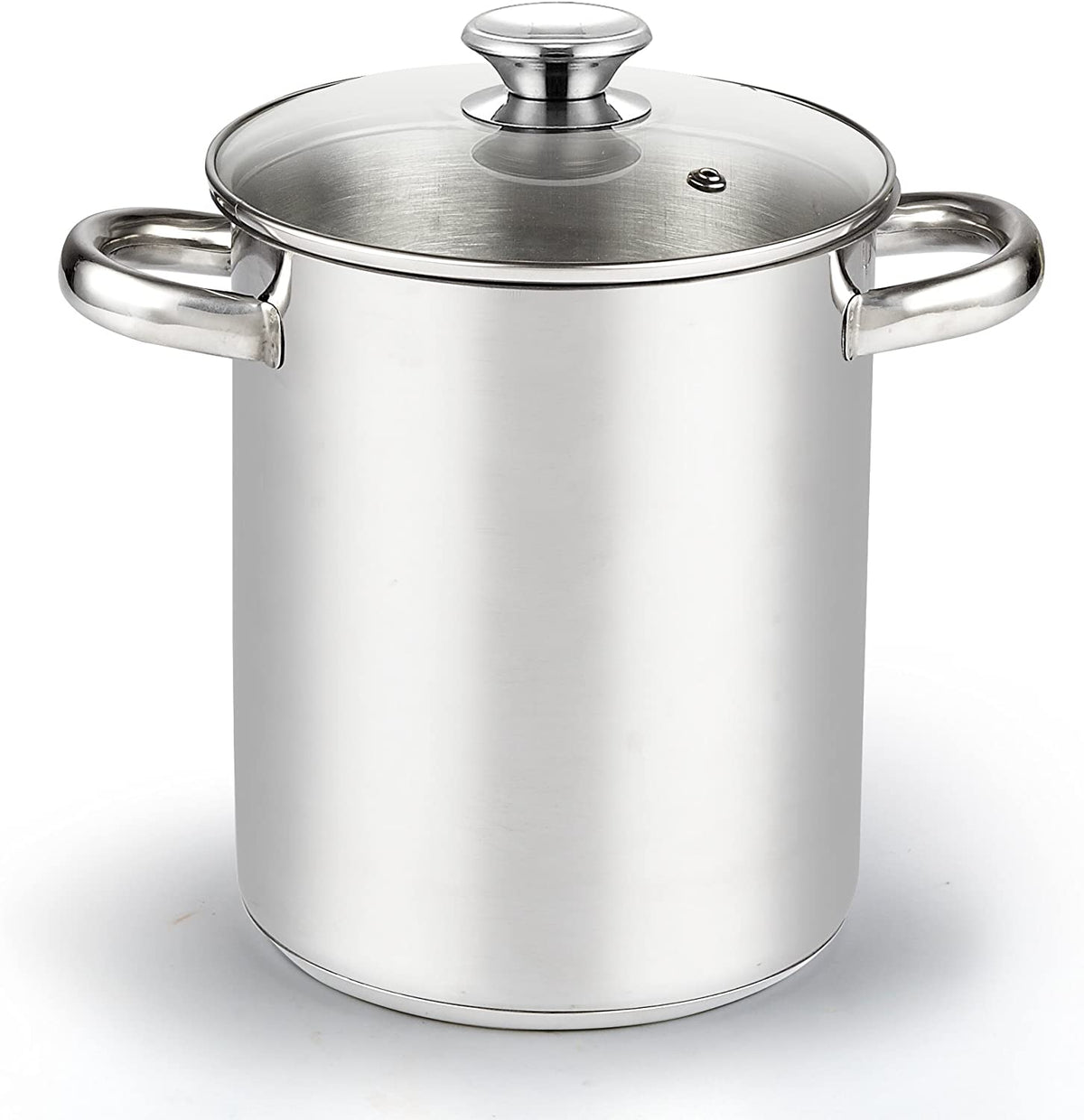 Cook N Home 4-Quart Stainless Steel Deep Fryer Pot with Basket