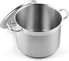 Cooks Standard 24 Quart Professional Grade Stainless Steel Stockpot with Lid Silver