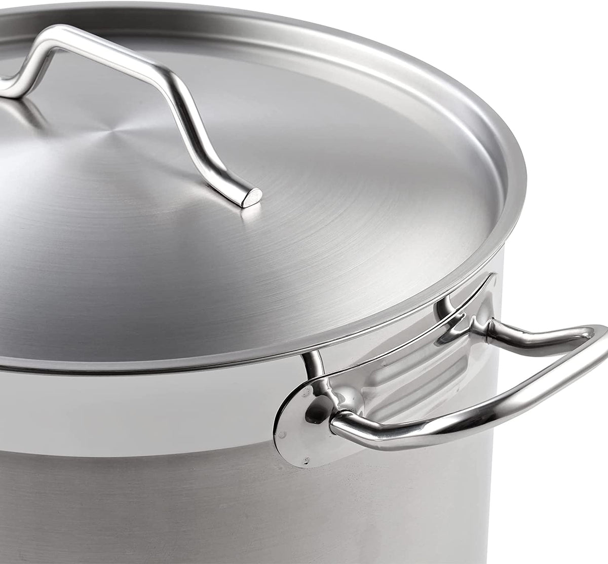 Cooks Standard 24 Quart Professional Grade Stainless Steel Stockpot with Lid Silver
