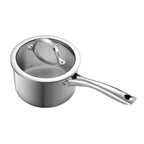 Cooks Standard 2-Quart 18/10 Stainless Steel Saucepan with Glass Lid