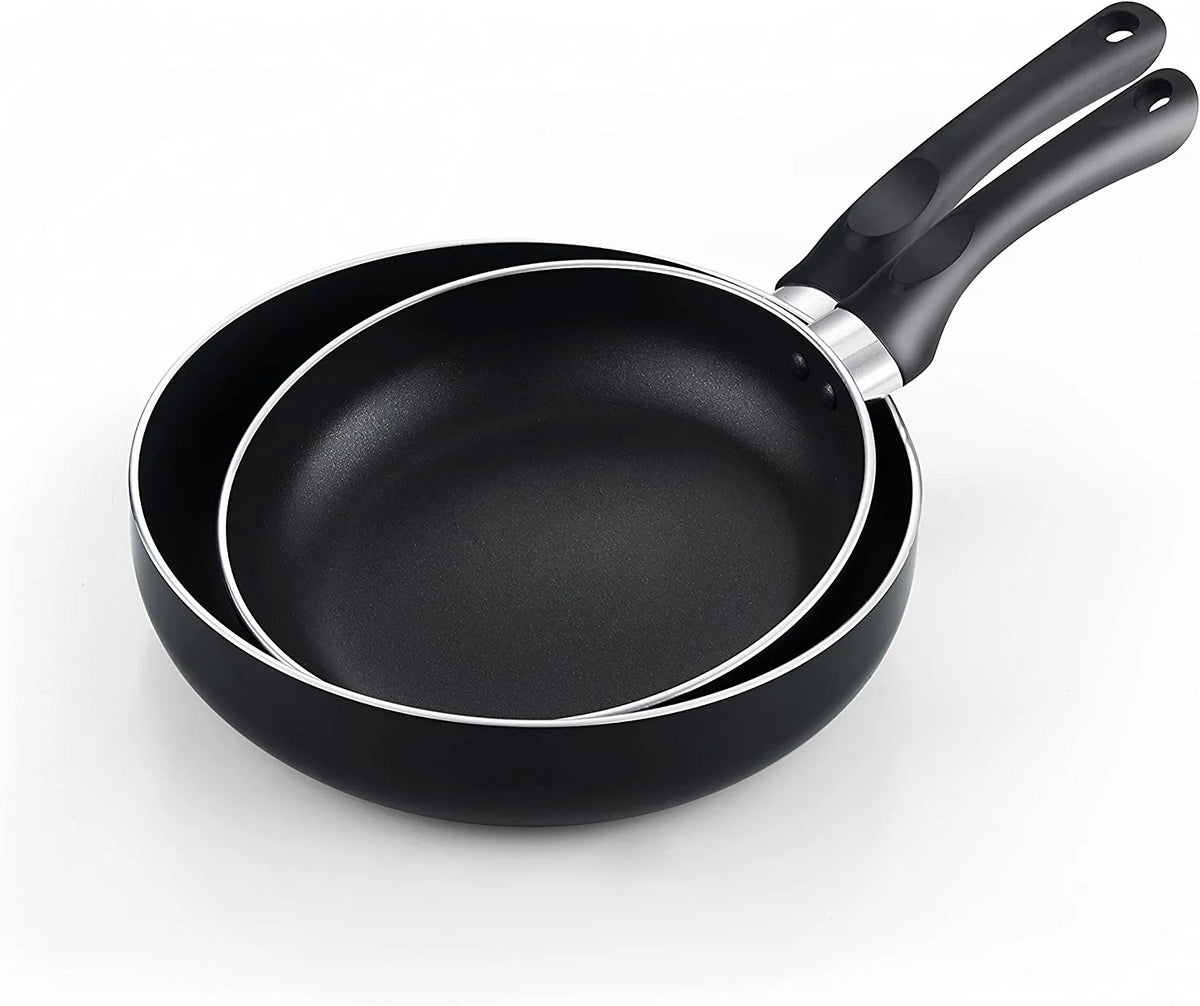 Cook N Home 8-Piece Nonstick Cookware Set with Stay-Cool Handles