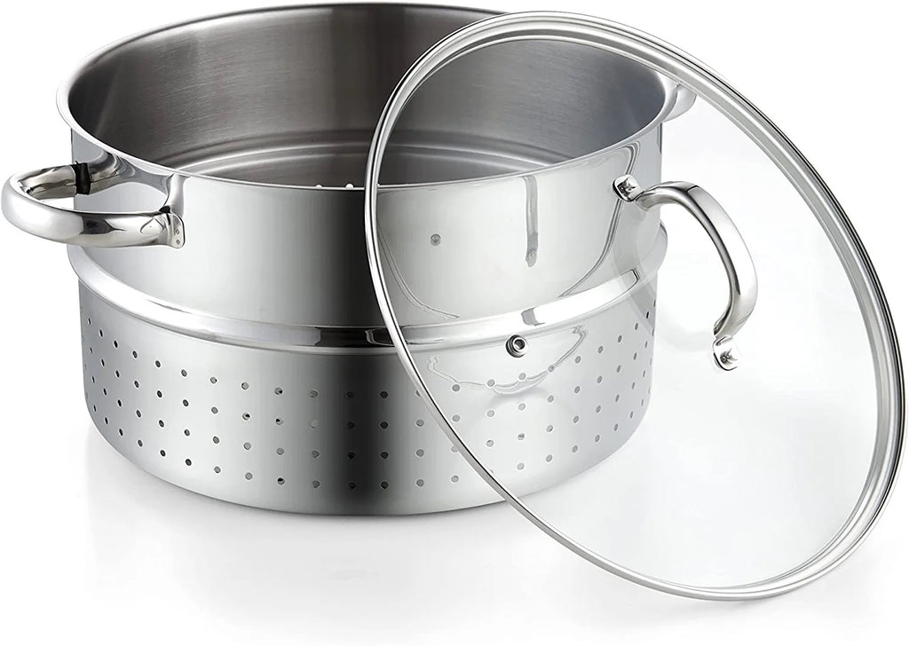 Cooks Standard 11-Quart Stainless Steel Juice Steamer with Glass Lid