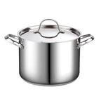 Cooks Standard 8-Quart 18/10 Stainless Steel Stockpot with Lid, Induction Compatible