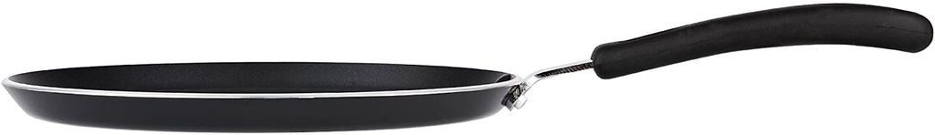 Cook N Home 10.25-Inch Nonstick Heavy Gauge Crepe Pancake Pan Griddle, 26cm, Black