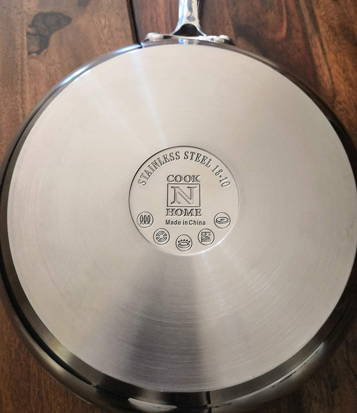 Cook N Home 8-Piece 18/10 Stainless Steel Cookware Set