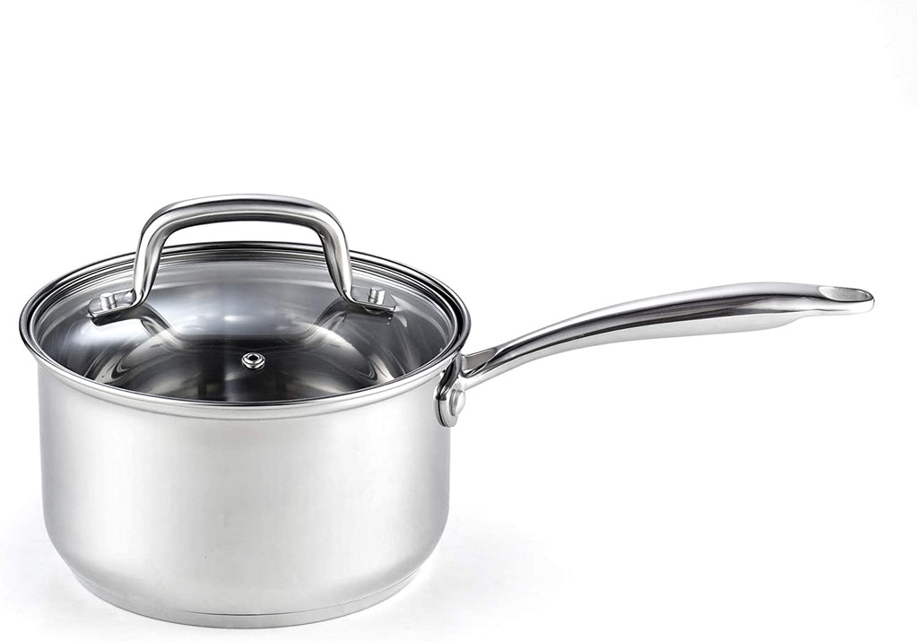 Cook N Home 8-Piece 18/10 Stainless Steel Cookware Set