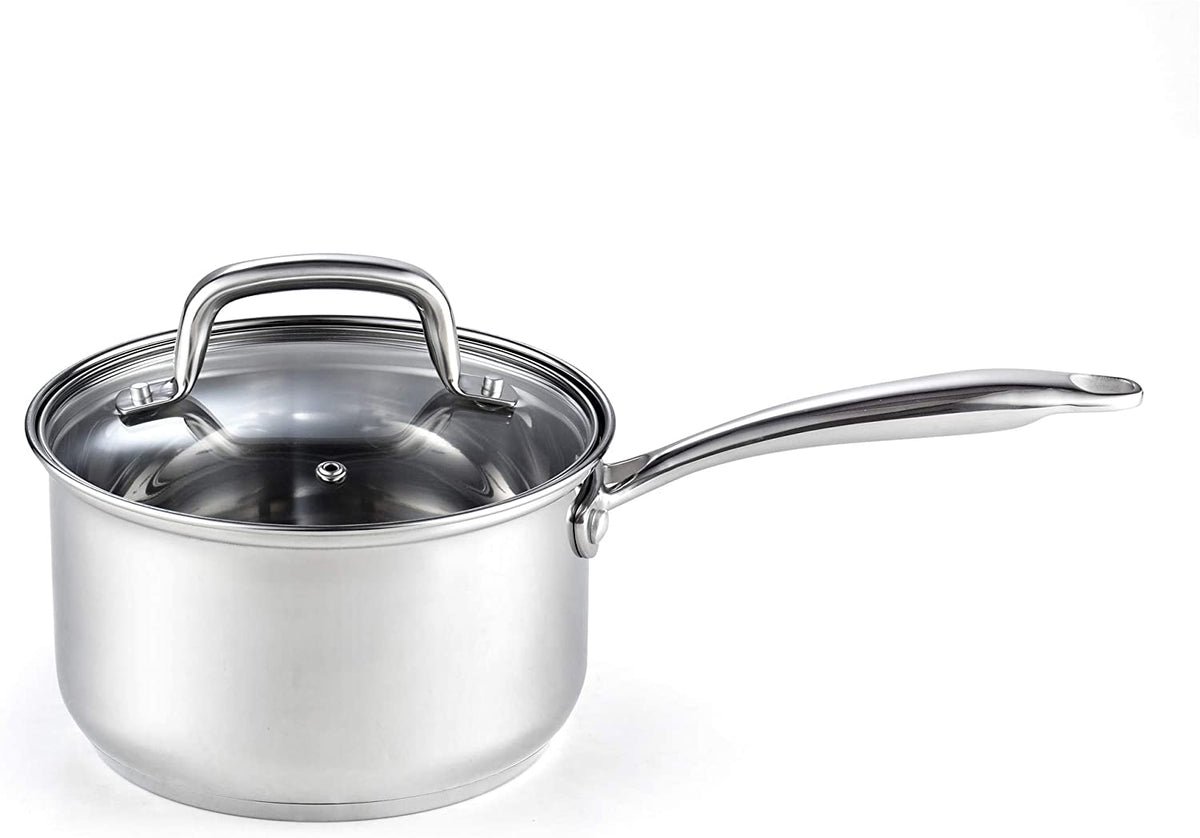 Cook N Home 8-Piece 18/10 Stainless Steel Cookware Set