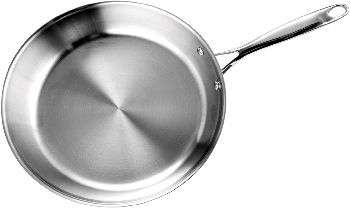 Cooks Standard Multi-Ply Clad Stainless Steel 8-inch Frying Pan, Heavy-Duty