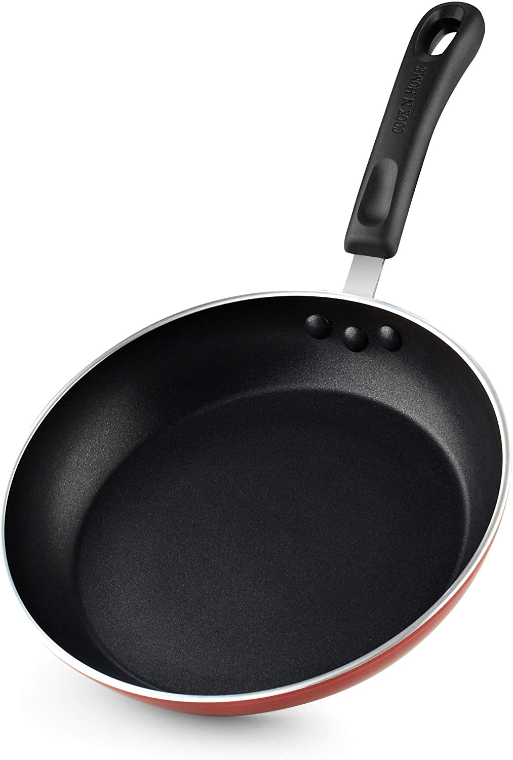 Cook N Home Nonstick Sauté Fry Pan Set, 8, 9.5 & 11-Inch, 3-Piece, Induction Compatible