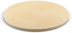 Cook N Home 02661 Pizza Grilling Baking Stone with Scraper, 14-Inch Round Heavy Duty Cordierite Bread Stone for Oven and Grill, Thermal Shock Resistant Ideal for Baking Golden Crisp Crust Pizza