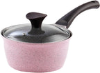 Cook N Home 6-Piece Nonstick Ceramic Coating Cookware Set, Multi Color Made in Korea