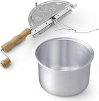 Cook N Home 6-Quart Stovetop Popcorn Popper