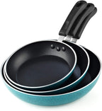Cook N Home 3-Piece Nonstick Frying Pan Set