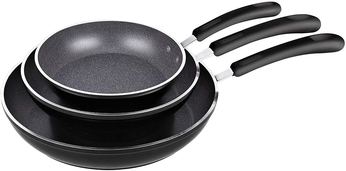 Cook N Home 3-Piece Nonstick Frying Pan Set