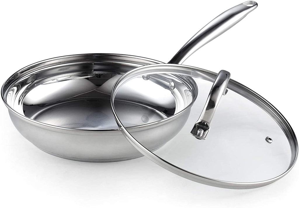 Cook N Home 8-Piece 18/10 Stainless Steel Cookware Set
