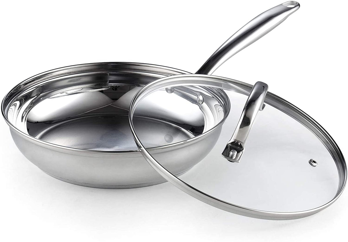 Cook N Home 8-Piece 18/10 Stainless Steel Cookware Set