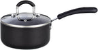 Cook N Home Pots and Pans Nonstick Kitchen Cookware Sets include Saucepan Frying Pan Stockpots 8-Piece, Heavy Gauge, Stay Cool Handle, Black