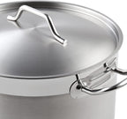 Cooks Standard Stockpots Stainless Steel, 20 Quart Professional Grade Stock Pot with Lid, Silver