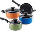 Cook N Home 7-Piece Nonstick Cookware Starter Set, Multicolor