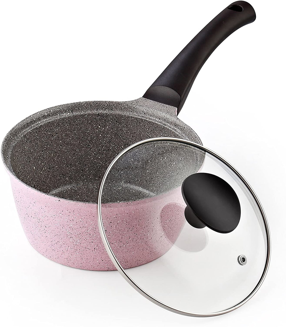Cook N Home 6-Piece Nonstick Ceramic Coating Cookware Set, Multi Color Made in Korea